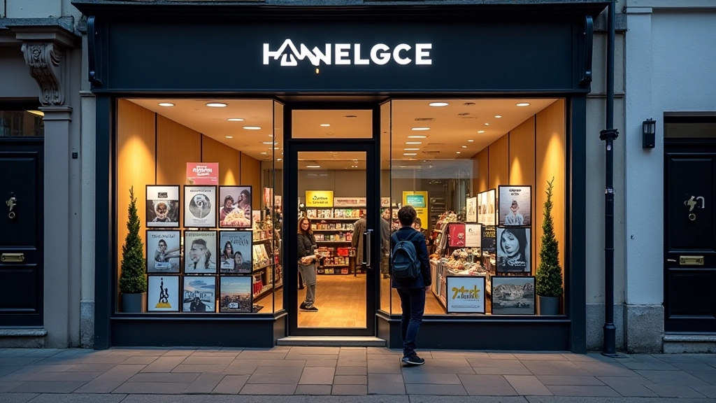Example of professionally installed shopfront signage on retail storefront